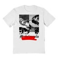 thumbnail image 1 of APOH Michelangelo Negative Graphic White Men's Cotton T-Shirt, 1 of 1