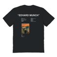 thumbnail image 1 of APOH Munch The Scream Graphic Black Men's Cotton T-Shirt, 1 of 1