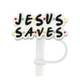 APOKIOG Biblical Christmas Design Straw Cover For StanleCup Silicone