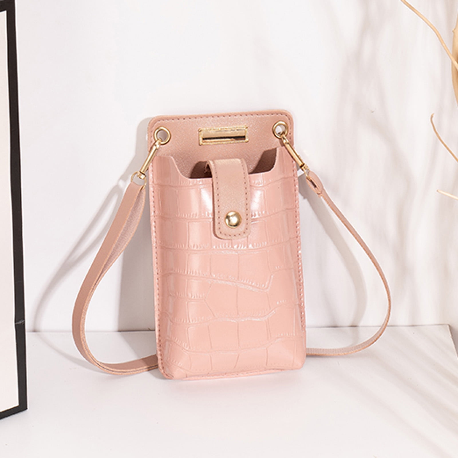 APOKIOG Fashion Women Leather Stone Pattern Bag Hasp Phone Bag Shoulder