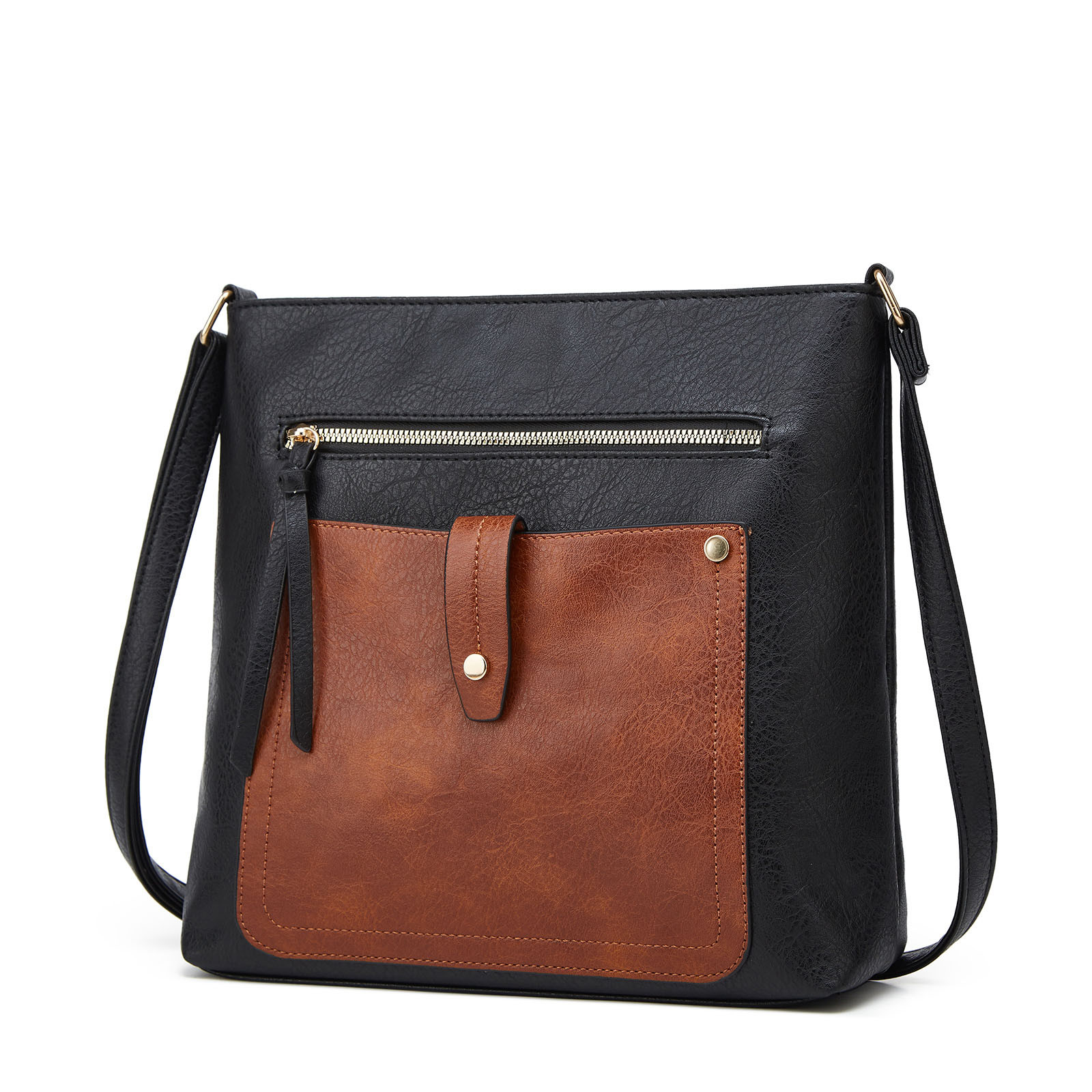 APOKIOG Ladies Soft Leather Retro Fashion Small Square Bag Shoulder Bag