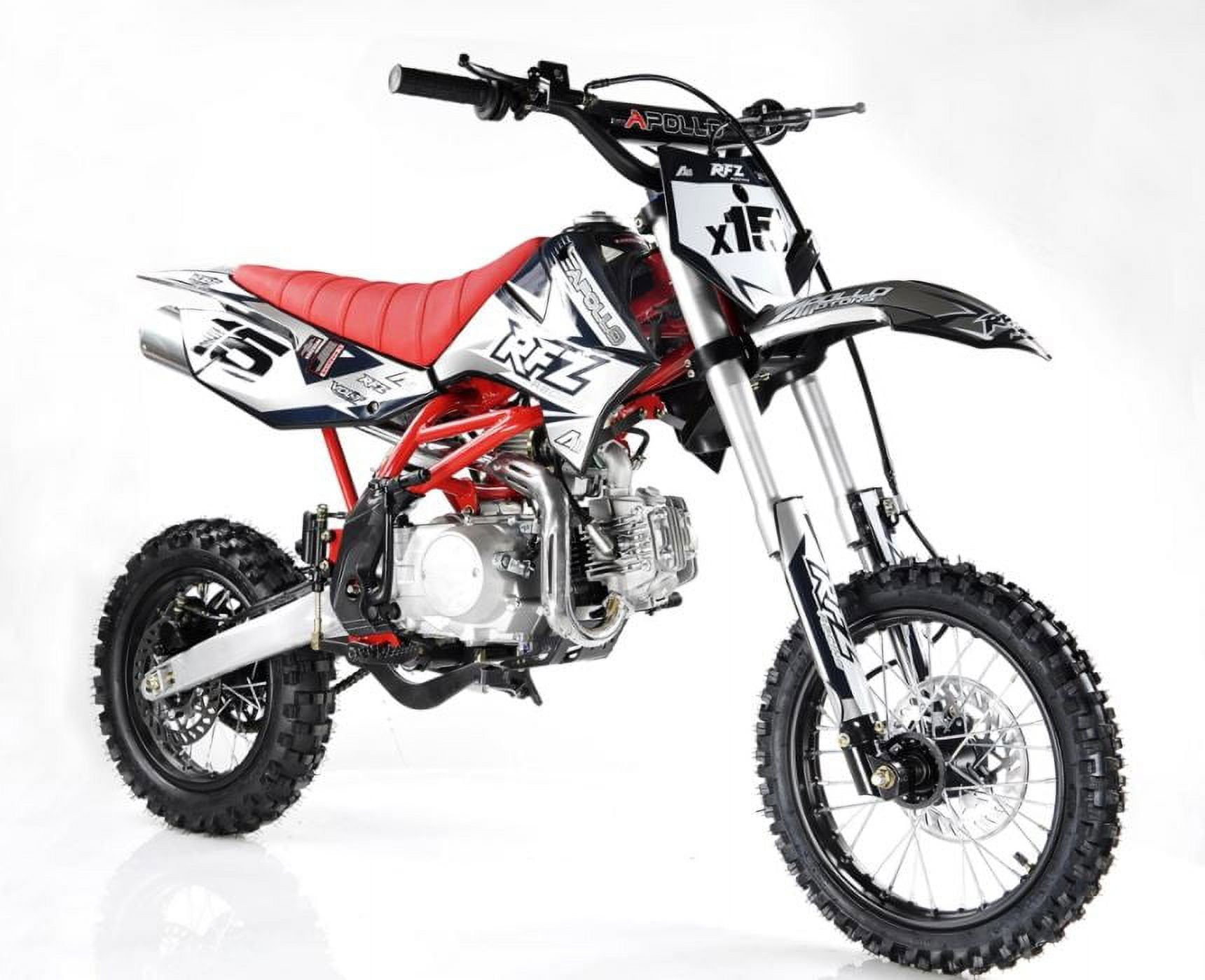 APOLLO DB-X15 Engine 125cc Manual Clutch Dirt Bike, Gas Motorcycle