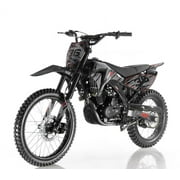 APOLLO New DB-36 Adult Gas 250CC Manual Clutch Dirt Bike - Black