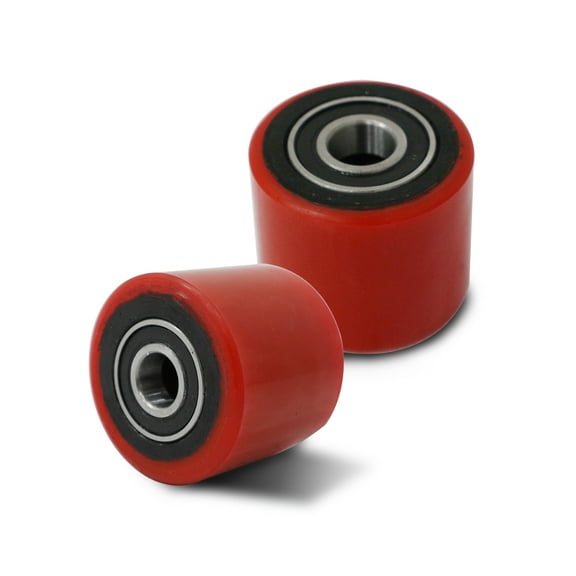 APOLLOLIFT 2 Unit Load Wheel 3x3.66" Polyurethane Truck Wheel Sealed Precision Bearings ID 0.78 in