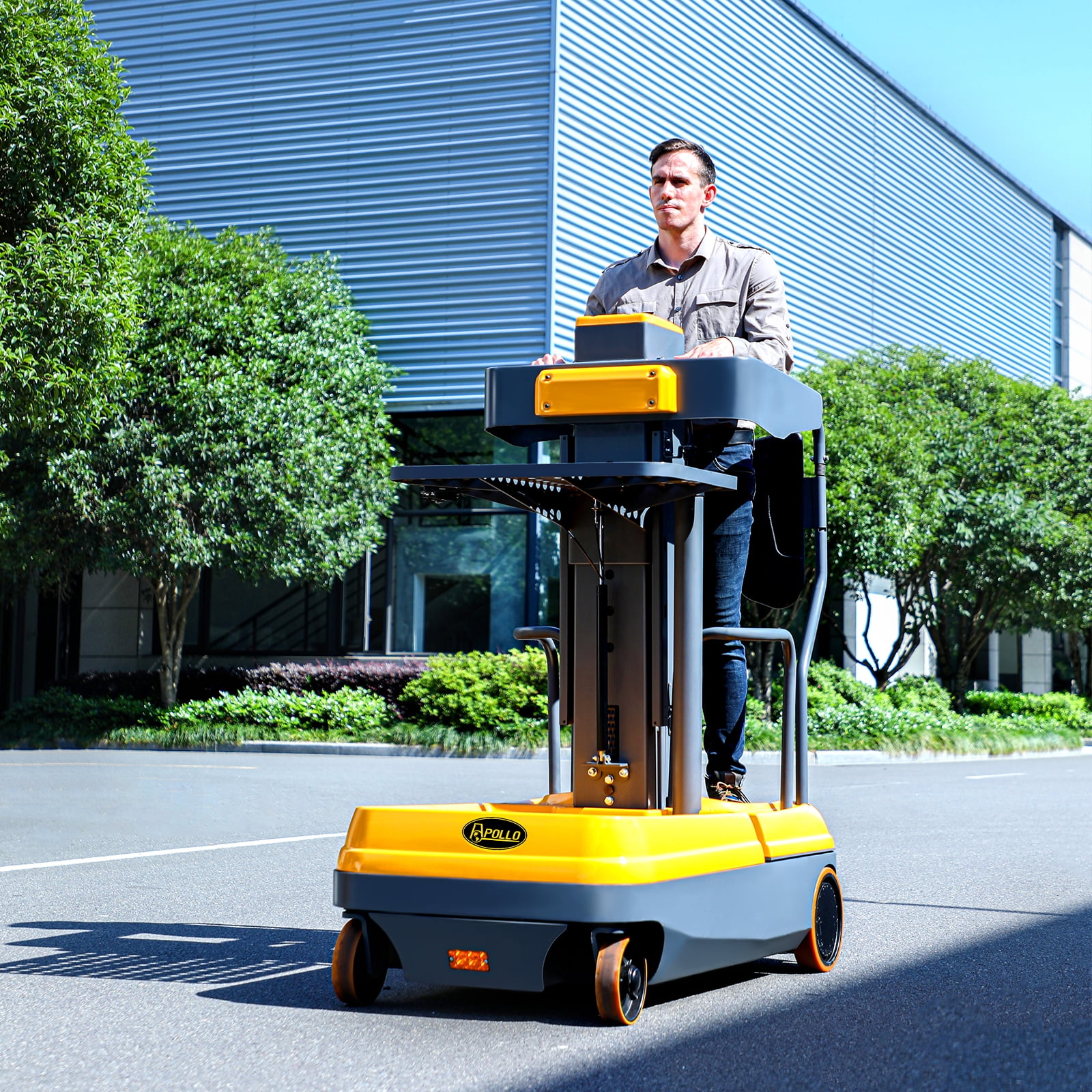 APOLLOLIFT 200lb Mini Self Propelled Order Picker Electric Powered ...