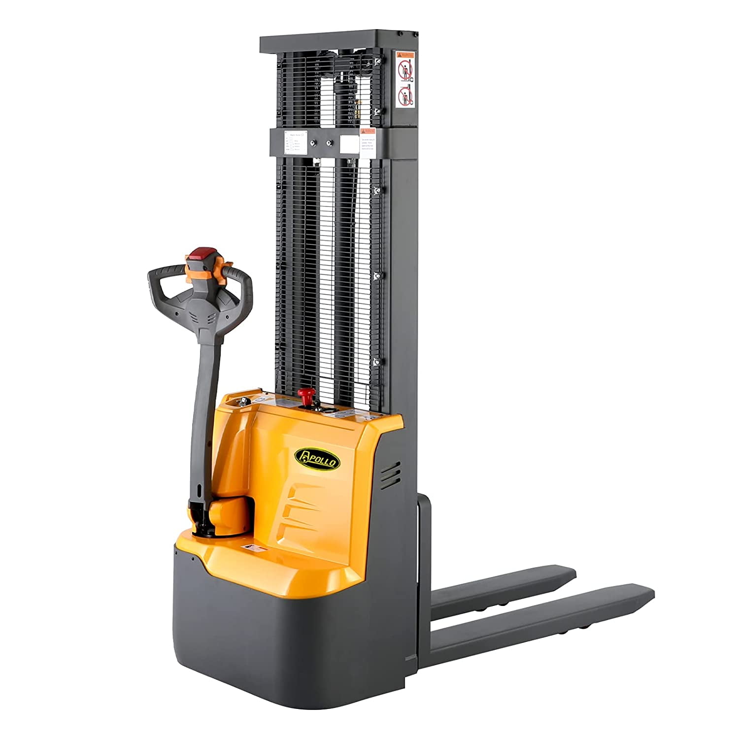 APOLLOLIFT 3300lb Full Electric Pallet Stacker Walkie Stacker 118" Lift
