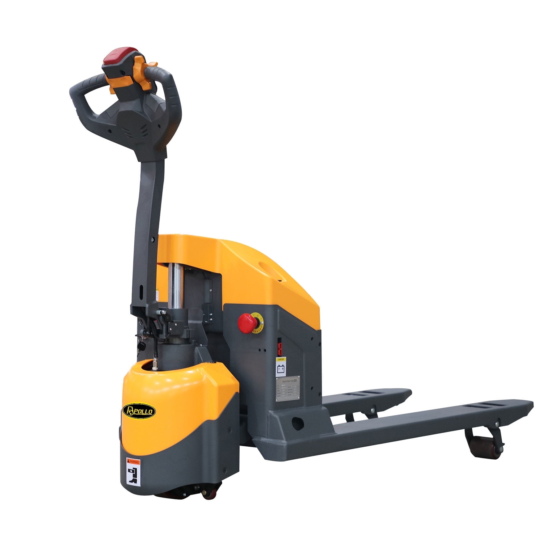 APOLLOLIFT 4400lb Max Fully Powered Electric Walkie Pallet Jack Truck 27" Fork Width, 3" Lowered