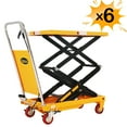 thumbnail image 1 of APOLLOLIFT 6PCS Hydraulic Double Scissors Lift Table Cart 770 lbs. 51.2" Lifting Height, 1 of 6