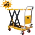 thumbnail image 1 of APOLLOLIFT 6PCS Single Scissor Lift Table 660lbs. 35.4" Lifting Height, 1 of 6