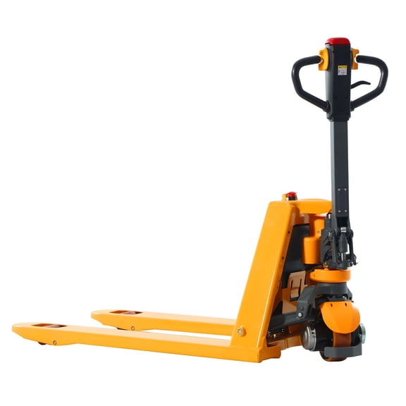 Tory Carrier Electric Pallet Jack 3300lb Cap. Lithium Battery Walkie Pallet Truck 48x27" Fork Size