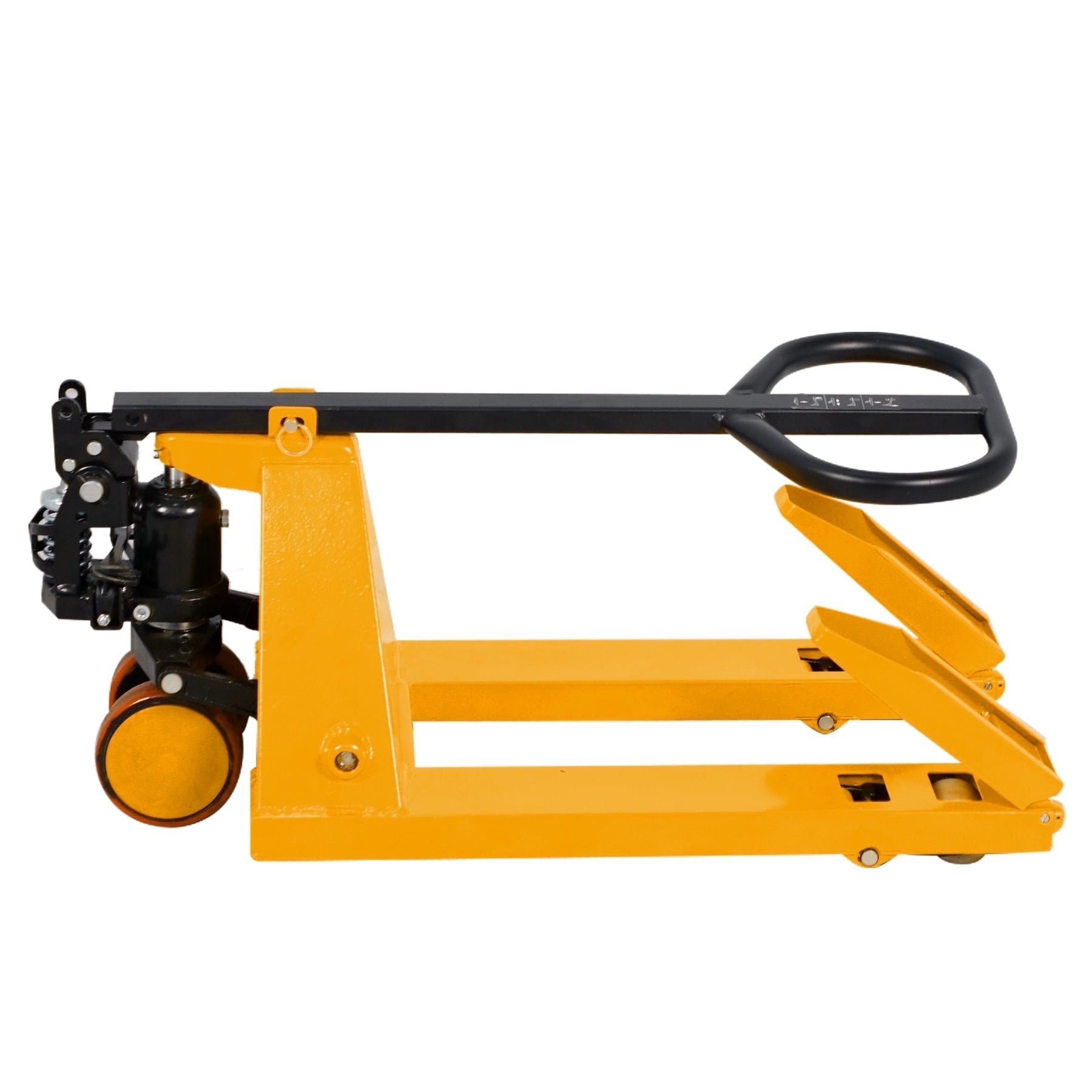 APOLLOLIFT Folding Manual Hydraulic Pallet Jack 2200 lbs. 31.5"Lx15"W Fork 2.4" Lowered