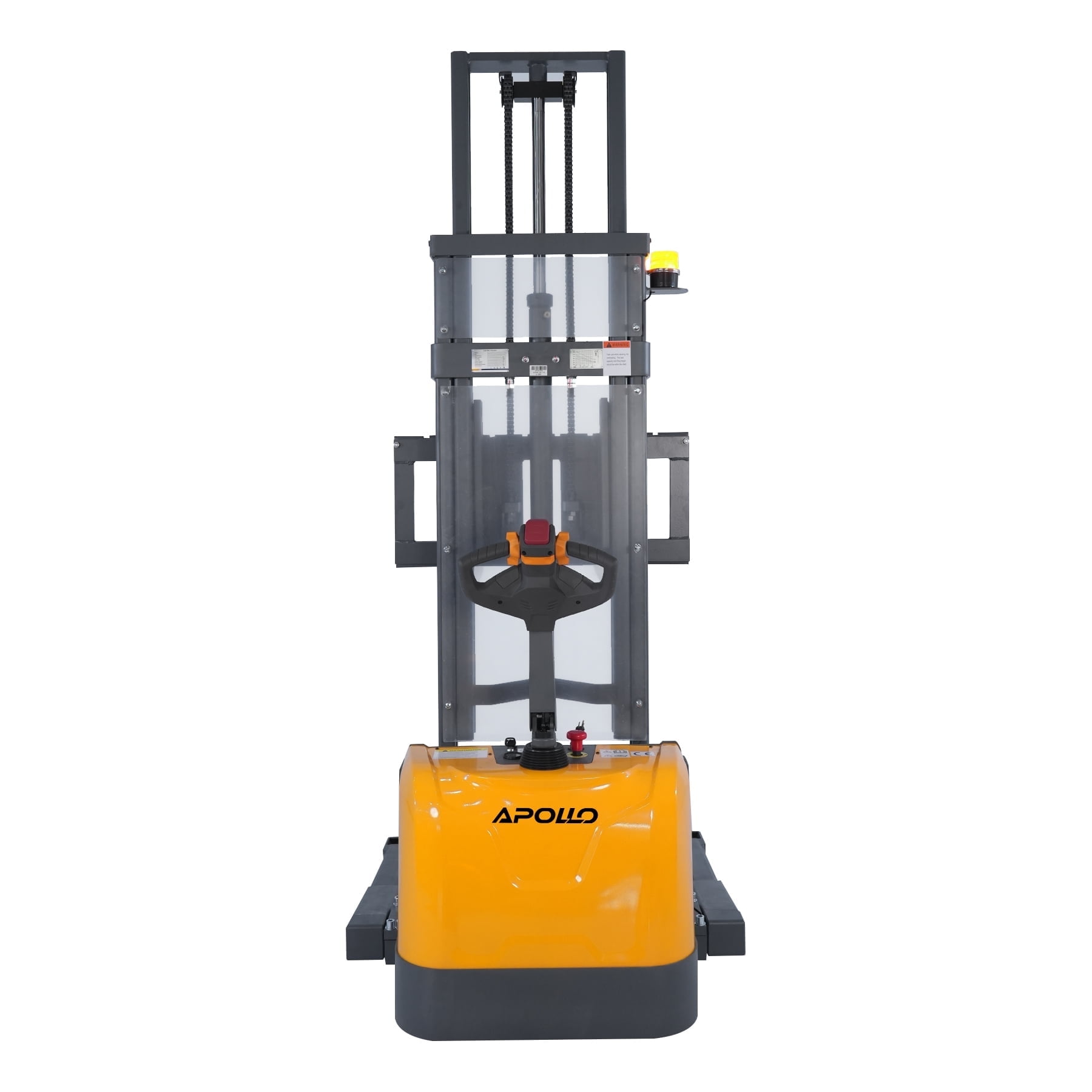 APOLLOLIFT 3300lbs Full Electric Pallet Stacker 118" Lifting Height Walkie Forklift