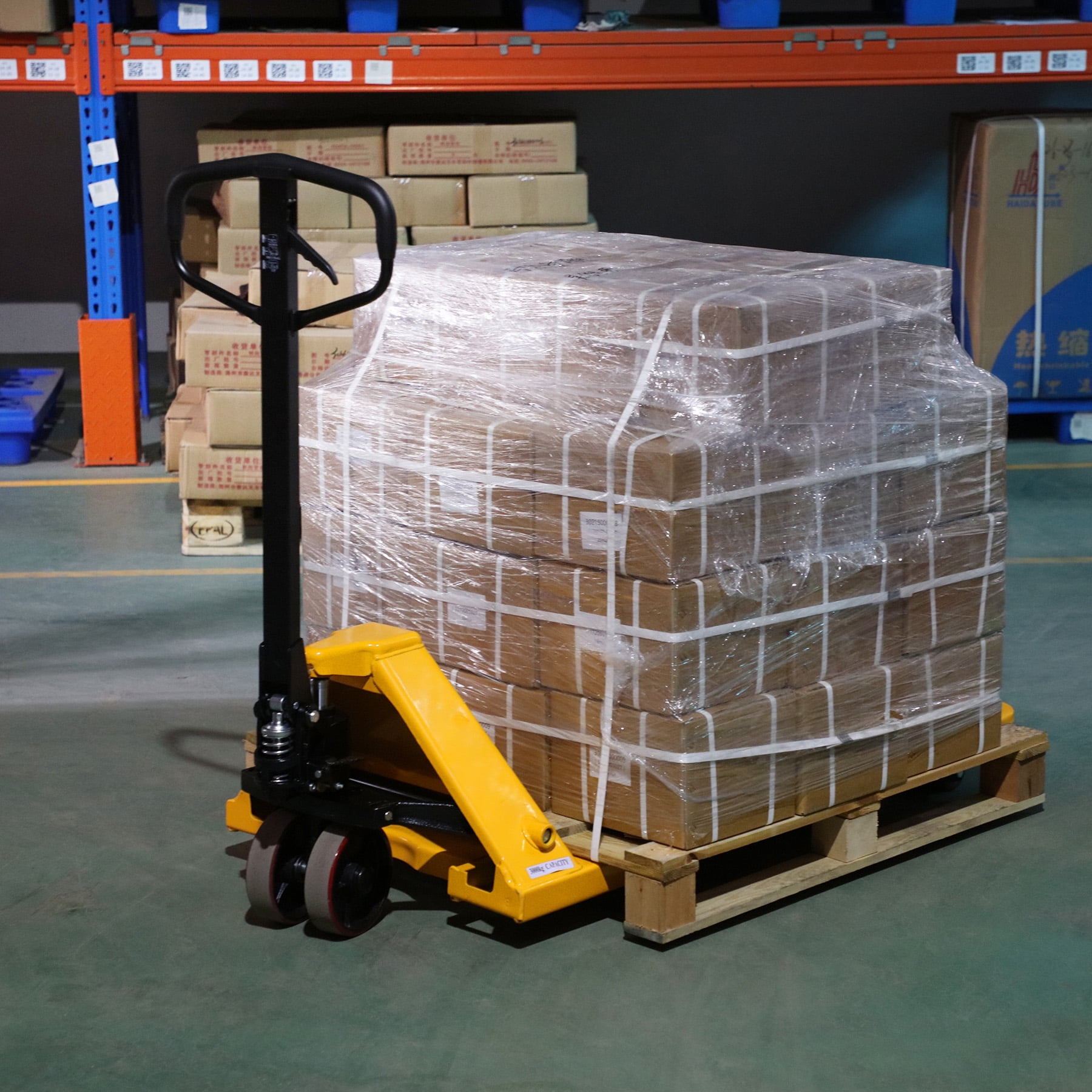 APOLLOLIFT Hydraulic Manual Pallet Jack Hand Pallet Truck 48"Lx27"W 5500lbs Capacity