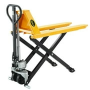APOLLOLIFT Manual Scissor Pallet Jack Truck Pallet Lifter 31.5" High Lift Truck 2200lbs