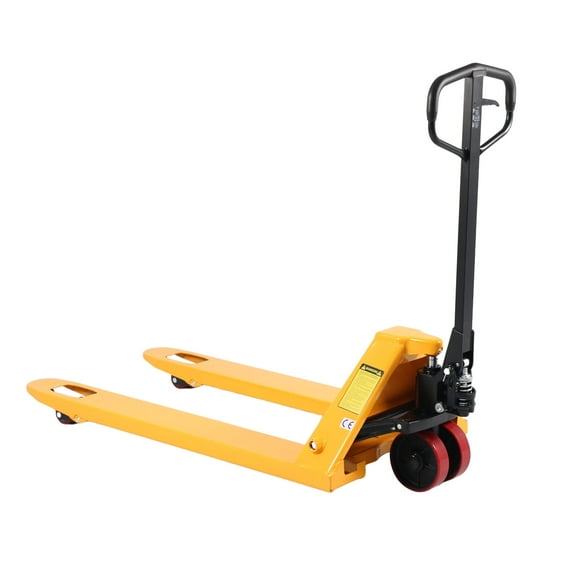 APOLLOLIFT Yellow Manual Pallet Jack Truck 48"x21" 5500lbs Capacity Integrated Pump