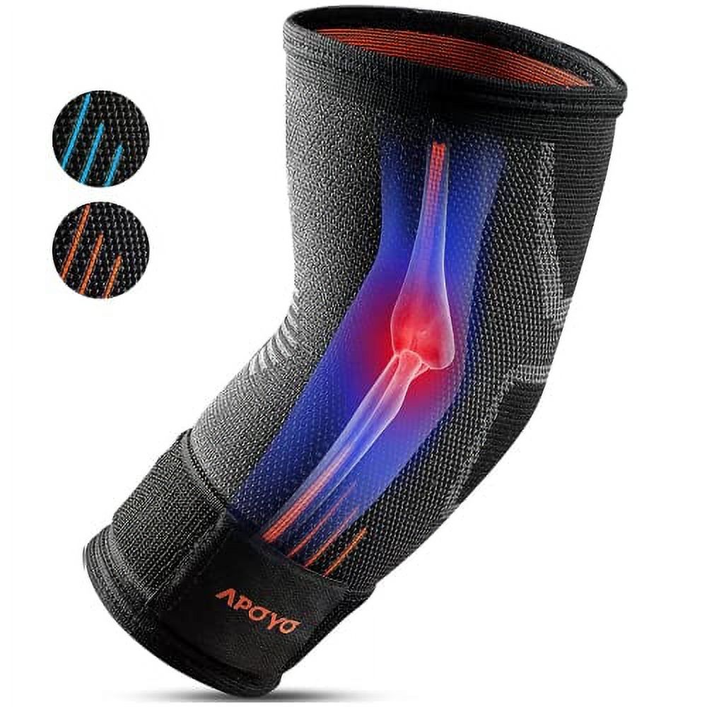 APOYO Elbow Brace for Tendonitis and Tennis Elbow, Elbow Compression