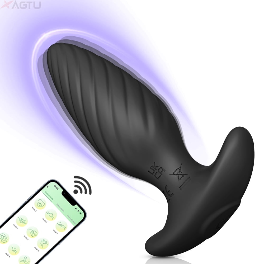 APP Control Anal Plug Vibrator Butt Plug for Men Gay Male Prostate Massager  Masturbator - Walmart.com