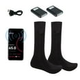 thumbnail image 1 of APP-Controlled Electric Heated Socks - 5000mAh Rechargeable Battery, 3 Heat Settings (45°C-65°C), Thermal Winter Socks For Men & Women, Skiing, Outdoor Work, Cold Weather, 1 of 5