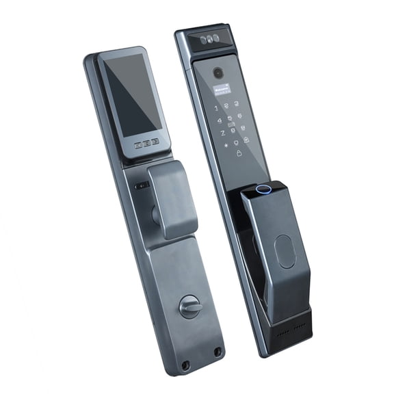 APP Door Lock WAFU Fingerprint Door Lock with Camera Electronic Smart Door Lock APP Unlock Remote Unlocking for Homes Apartments