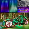 thumbnail image 1 of Tzvmny Lighting Factory - Double Row 8PCS 5FT 60" Dream Color CHASING LED For Polaris Slingshot Car Underglow Light Strips Bluetooth + Remote Waterproof, 1 of 5