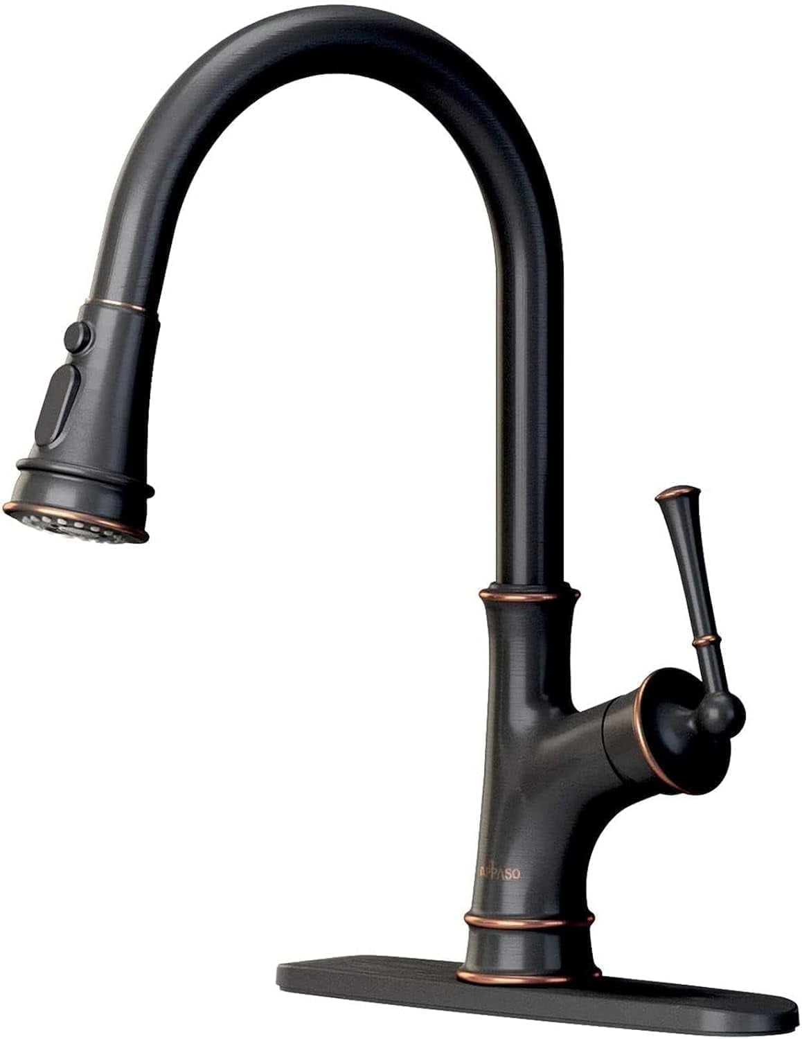 APPASO Pull Down Kitchen Faucet with Sprayer Oil Rubbed Bronze 133ORB