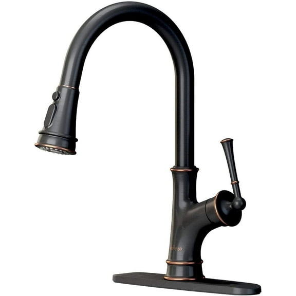 APPASO Pull Down Kitchen Faucet with Sprayer Oil Rubbed Bronze 133ORB