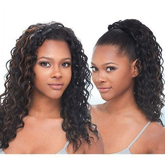 APPEAL GIRL (4 Medium Brown) - Shake N Go Freetress Drawstring Fullcap Wig