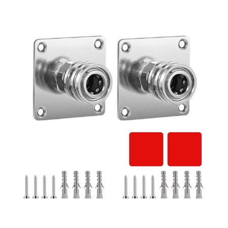 APPLAYERR 1/4” Quick Connect Foam Sprayer Holder for Pressure Washers 2 Pcs Stainless Steel Wall Mount Organizer