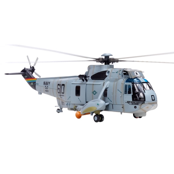 APPLAYERR 1:72 US Navy Sikorsky SH-3H Helicopter Model Anti-Submarine Warfare Replica For Military Hobby Collection Showcase