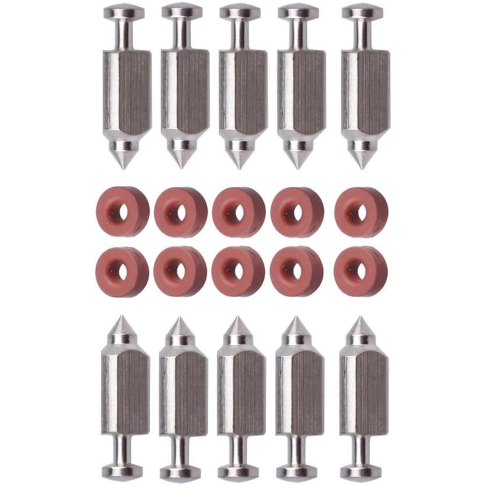 Float Pin APPLAYERR 10 Float Pin 10 Seals Carburetor Needle Seat Kit Direct ...