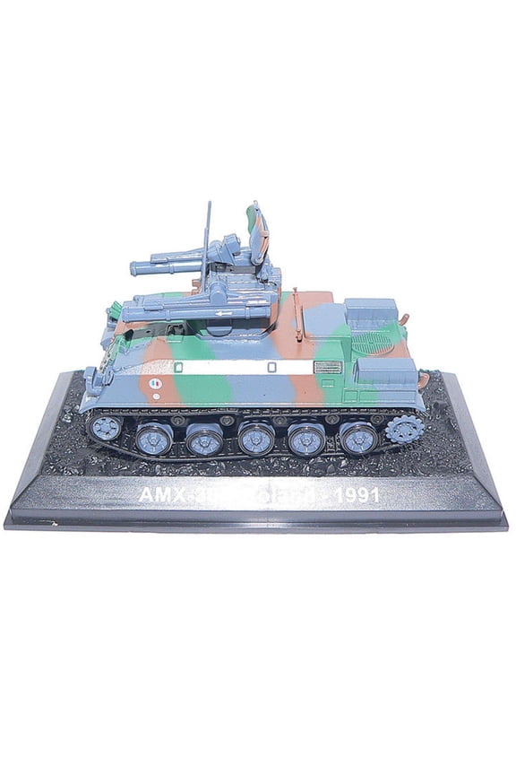 3.5 France AMX-30R Roland SAM Tank 1:72 Scale Model Alloy Diecast Military Vehicle for Collectors Display Gift
