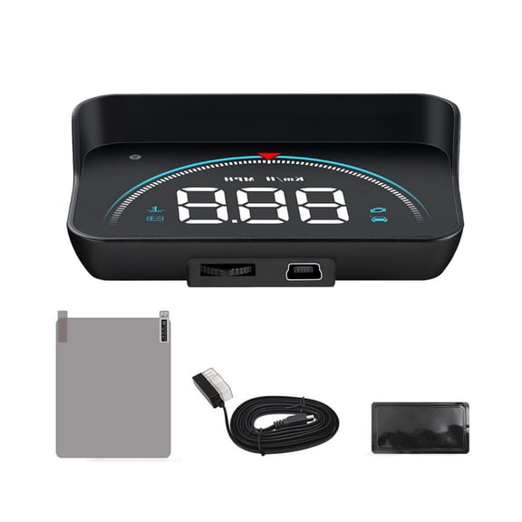 APPLAYERR 3.5 Inch HUD for Cars Displaying Speed RPM Temperature Voltage for improved driver focus Black 4 display modes