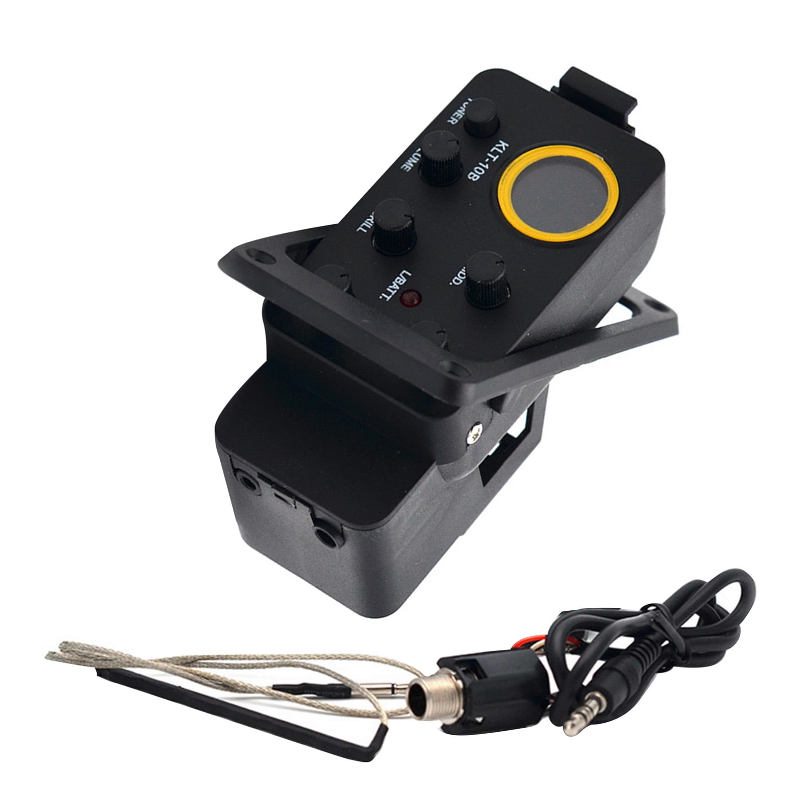 APPLAYERR 4 Band EQ Guitar Pickup Built In Tuner LED Indicator 9V Battery Powered For Acoustic Guitar Amplifier Connection Stage Playing