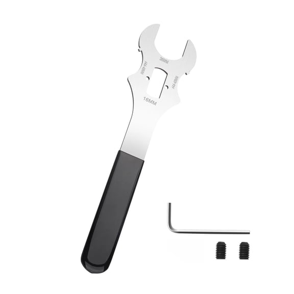 APPLAYERR 4 In 1 Bicycle Repair Wrench Carbon Steel Clear Size Markings For Vintage Bikes Square Hole Bottom Brackets