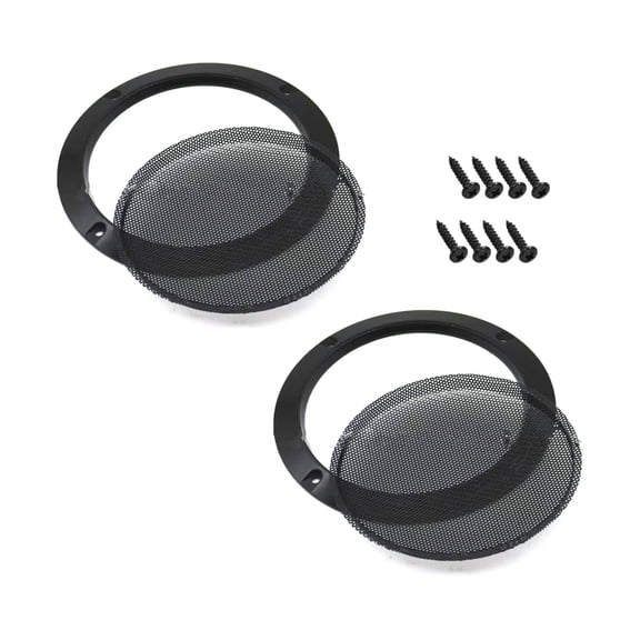 APPLAYERR 5 Inch Speaker Grills Car 2pcs Steel Mesh 18.5cm OD Protects Speakers Enhances Sound Easy to Install Home Audio