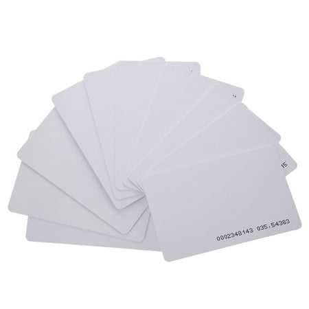 APPLAYERR 50x 125Khz RFID Card for Security Access Compatible with All ID Readers, White