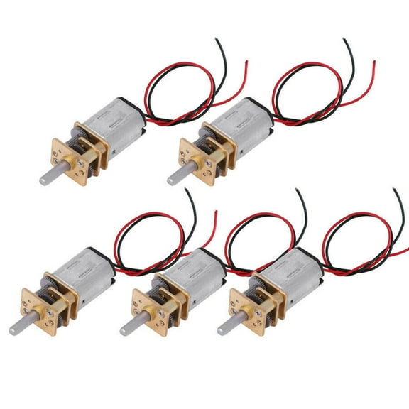 APPLAYERR 5Pcs Mini Gear Motor Set for DIY Electronics 3-9V Range for Educational and Hobby Applications