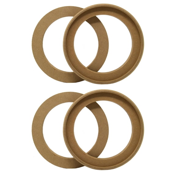APPLAYERR 6.9 Inch ID Wood Speaker Rings Car Horn Gasket 4 Pack Easy Install Durable Quality Direct Replacement
