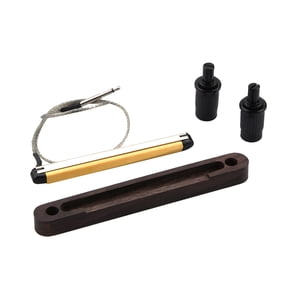 APPLAYERR 6-String Bass Guitar Saddle Bridge Piezo Pickup Stable Structure Wooden Material For Acoustic Bass Modification
