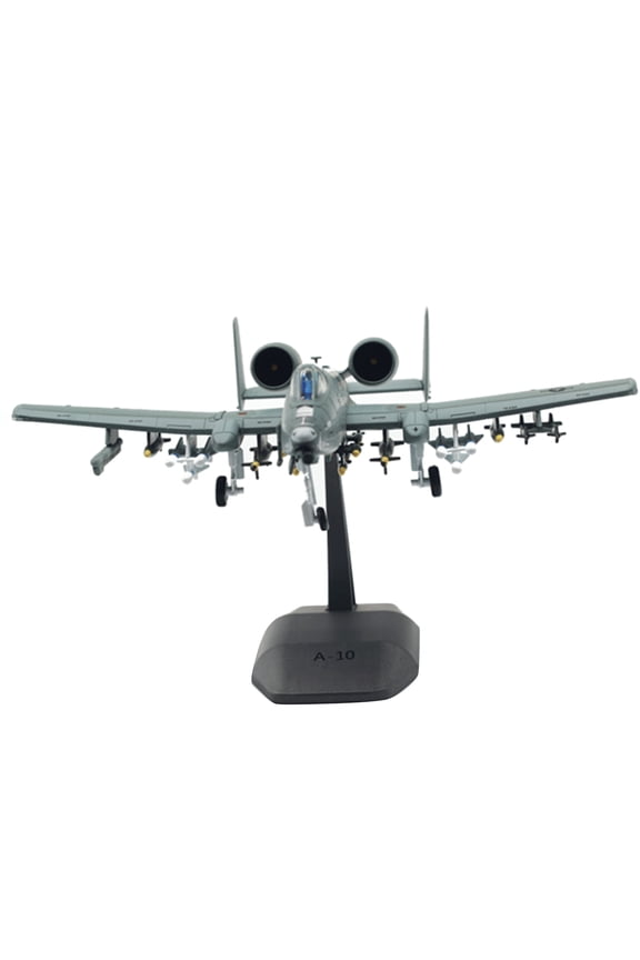 A10 Thunderbolt II Warthog Model 1/100 Scale Alloy Plastic 16x17cm For US Air Force Fans Collection Desk Decor