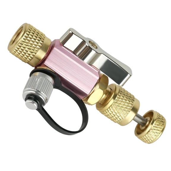 APPLAYERR Adjustable Grip Valve Core Removal Tool Brass Aluminum Alloy For Refrigerant System Vacuum Testing Task
