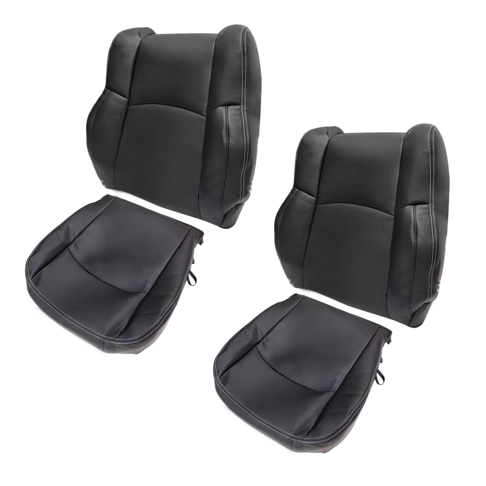 APPLAYERR Black Leather Seat Covers For Dodge Ram 2013-2018 1500 5500  Laramie SLT Single Crew Cab Easy Installation - Walmart.com