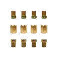 APPLAYERR Brass Inverted Flare Brake Fittings, 12 Piece Connector Kit ...