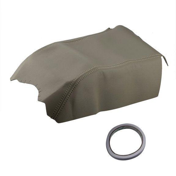 APPLAYERR Brown Custom Upholstery Armrest Protective Sleeve For Rover LR3 LR4 2005-2016 Soft Touch Full Protection Auto Console Accessory