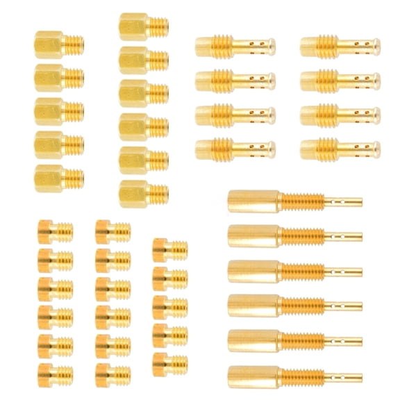 APPLAYERR Carburetor Jet Assortment Kit Brass Material For Mikuni TM24 TM32 TM34 TM35 TM36 TM38 TMX Carbs Kawasaki Polaris