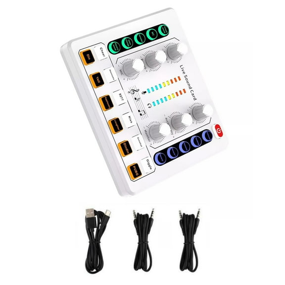 APPLAYERR Compact M8 Sound Card for Gaming, Plug-and-Play, Compatible with PS4, Xbox, Windows, Mac OS