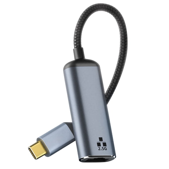 APPLAYERR Compact USB C Network Adapter Stable 2500Mbps RJ45 Port for Fast Internet Access