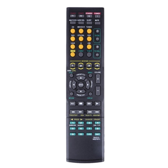 APPLAYERR Compatible Remote Quality, 433 MHz Frequency, Requires 2 AAA Batteries for Yamaha RX-V561/RX-V361/HTR-6040