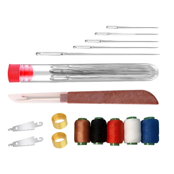 APPLAYERR Convenient Sewing Kit 36 Pieces Prick-Proof Needles Durable Threads Plastic Box for Beginners Tailors Hobbies