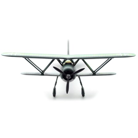 APPLAYERR Detailed Restoration of WWII Fiat CR 42 Falco Fighter 1:75 Scale Model for Historical Display